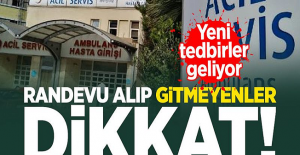 Hastaneden randevu alıp gitmeyenlere yeni tedbirler geliyor