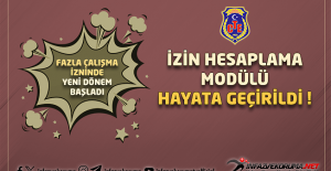 CTE'de Fazla Çalışma İzinlerinde Dijital Dönem : İzin Hesaplama Modülü Hayata Geçirildi