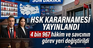 2026 Yılı HSK Kararnamesi Yayınlandı. 4 bin 967 Hâkim ve Savcının Görev Yeri Değiştirildi
