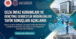2026 Yılı Yaz Kararnamesi: Ceza İnfaz Kurumu ve Denetimli Serbestlik Müdürleri Tayin Sonuçları Açıklandı
