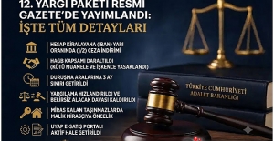 12. Yargı Paketi Resmî Gazete'de Yayımlandı: İşte Tüm Detayları ve Getirdiği Yenilikler