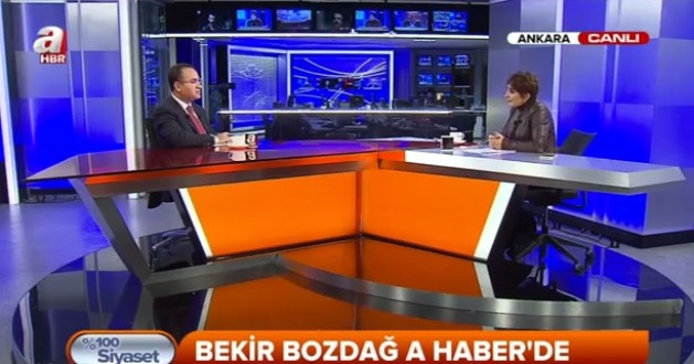 Bekir BOZDAĞ A Haber Tvde %100 Siyaset Proğramına Konuk Oldu...