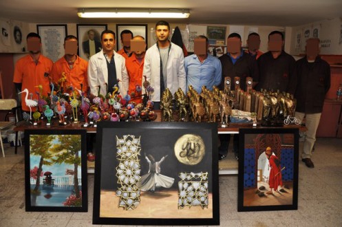 Adana Açık Ceza İnfaz Kurumu'ndan 'Kanatlı Kozalaklar' Sergisi...