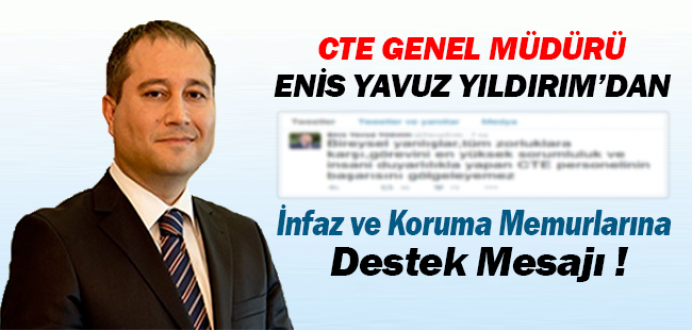 CTE Genel Müdürü Enis Yavuz Yıldırım'dan İKM'lere Destek Mesajı !