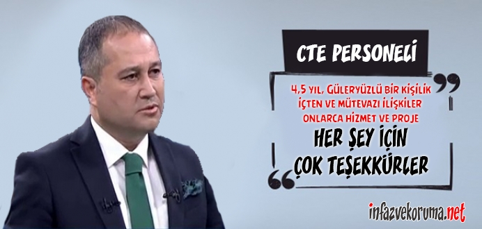 CTE Genel Müdürü Enis Yavuz YILDIRIM'ın Görevi Değişti !