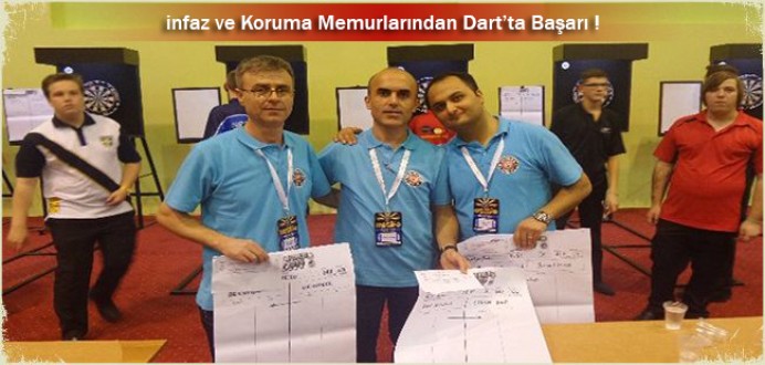 İnfaz ve Koruma Memurları'ndan Dart'ta Başarı !
