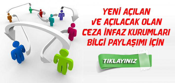 Yeni Açılan ve Açılacak Olan Cezaevleri Bilgi Paylaşımı İçin...