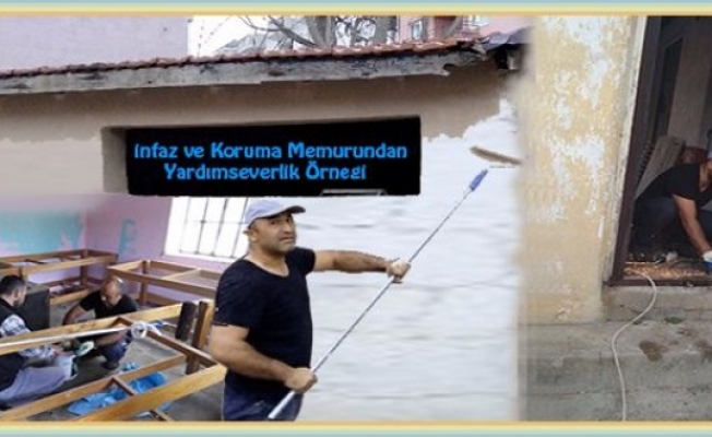 İnfaz ve Koruma Memurundan Yardımseverlik Örneği...