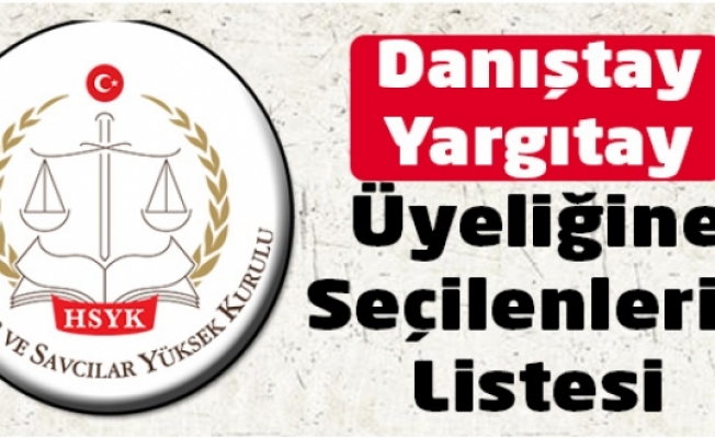 Yargıtay ve Danıştaya 177 Üye Seçildi...