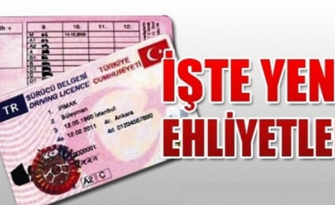 Yeni Ehliyetler ve Fiyatları Duyuruldu...