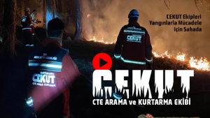 Ceza ve Tevkifevleri Genel Müdürlüğü Arama Kurtarma ( CEKUT ) Ekipleri Yangınlarla Mücadele İçin Sahada